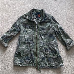 Army Print Guess Jacket